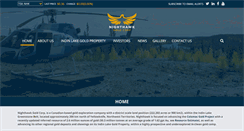 Desktop Screenshot of nighthawkgold.com